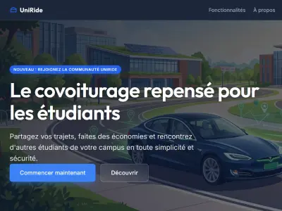 منصة مشاركة التنقل للطلاب الجامعيين - UniRide