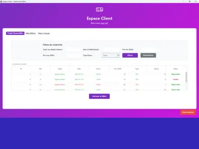 نظام متكامل لإدارة تذاكر ورحلات القطارات في الجزائر