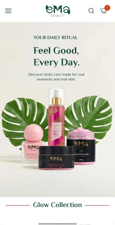 تطوير متجر Shopify احترافي لبراند مستحضرات تجميل