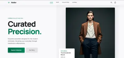 Atelier_تصميم متجر إلكتروني عصري