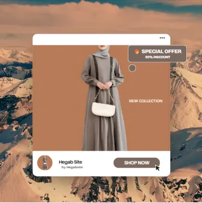 تصميم إعلان سوشيال ميديا (Fashion Post)