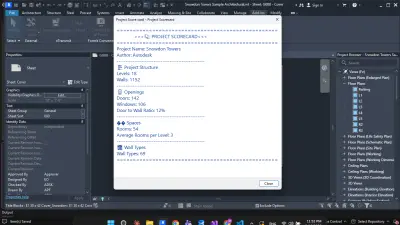 Project Scorecard – Revit Model Summary Tool