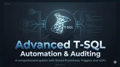 صورة العمل برمجة قواعد البيانات المتقدمة T-SQL: أتمتة الأنظمة والرقابة الرقمية