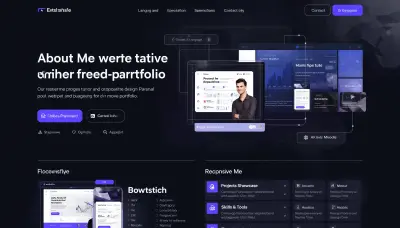 تصميم وتطوير موقع معرض أعمال شخصي تفاعلي ومستجيب | Personal Portfolio Website