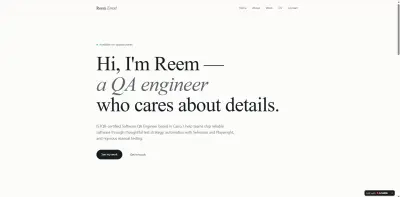 CV and portfolio Creation