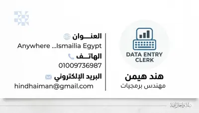 إدخال بيانات احترافي وإدارة قواعد البيانات بدقة متناهية