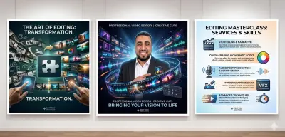 خدمة مونتاج فيديوهات