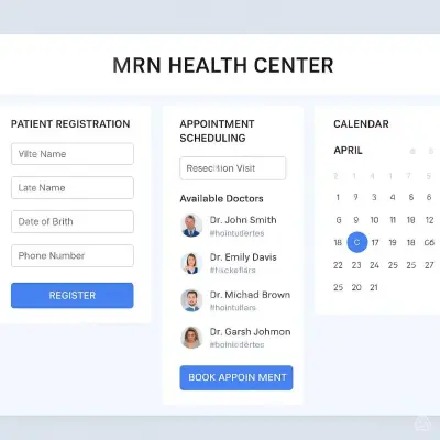 Health Center System with Appointment Booking (Angular | نفذلي