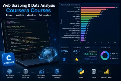 صورة العمل تحليل بيانات كورسات Coursera واكتشاف الشركات الأكثر تأثيرًا في سوق التعلم