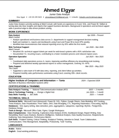 صورة العمل Professional CV Design | ATS-Friendly Resume for Higher Interview Chances