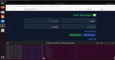 Task Manager application containerized with Docker