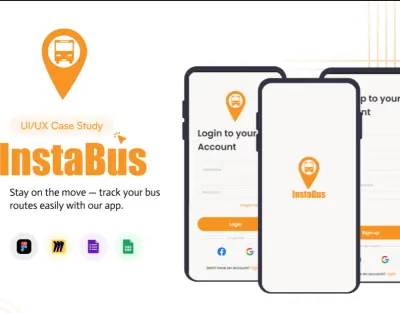 InstaBus Case study + User interface
