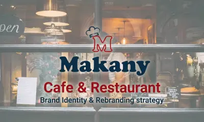 إعادة تصميم الهوية البصرية لمطعم  و كافيه مكاني  | Makany Visual Identity Redesign