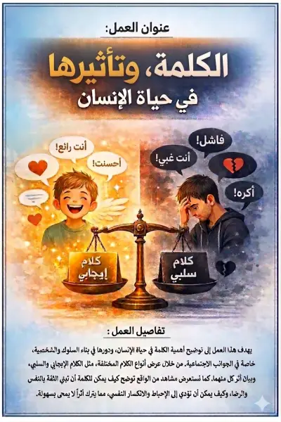 الكلمة و تأثيرها في حياة الانسان