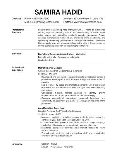 يمكنني تصميم بنظام CV ATS