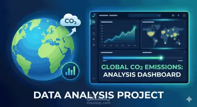 تحليل بيانات انبعاثات الكربون عالمياً | Excel Interactive Dashboard
