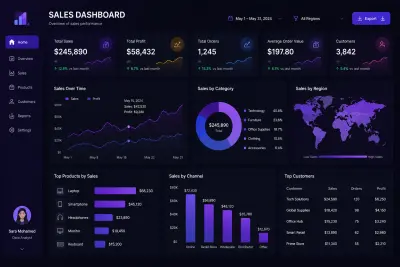 صورة العمل تصميم Dashboards احترافية باستخدام Power BI 📊