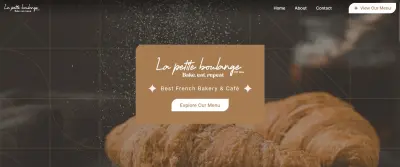 La Petite Boulange – Digital Menu & SEO Landing Page