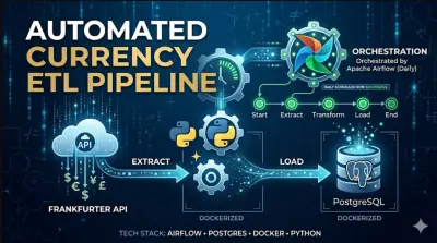 نظام مؤتمت لسحب وتحديث أسعار العملات لحظياً (API-based ETL).