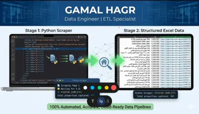 سكربت بايثون أوتوماتيكي لاستخراج بيانات العقارات (Aqarmap).