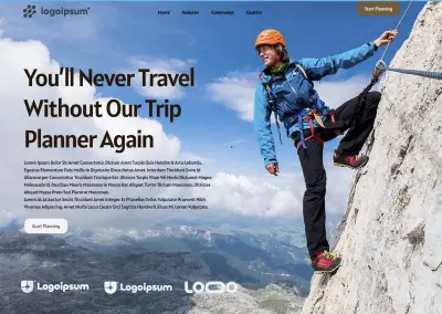 تصميم واجهة هبوط (Landing Page) عصرية وجذابة لموقعك