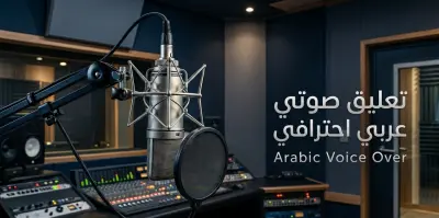 تعليق صوتي عربي فصيح احترافي للإعلانات والفيديوهات التعليمية