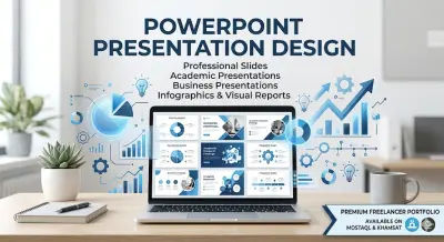 تصميم عرض تقديمي أكاديمي واحترافي باستخدام PowerPoint