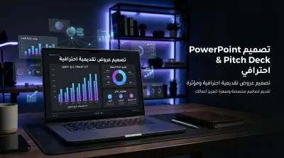 سأصمم عرض تقديمي احترافي PowerPoint و Pitch Deck بشكل عصري وجذاب