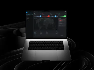 صورة العمل LogiTrack — لوحة تحكم ذكية لإدارة الشحنات العالمية