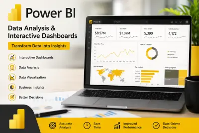 Professional Power BI Dashboard and Data Visualization Service