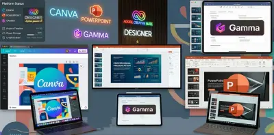 تصميم عروض PowerPoint احترافية للمشاريع والأبحاث