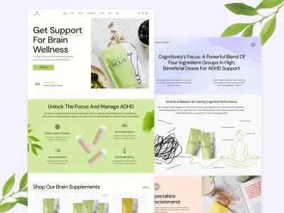 تصميم واجهة متجر إلكتروني احترافية (Modern Clean UI Design)