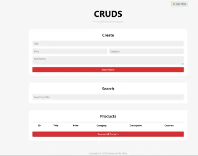 CRUD System