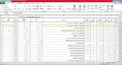 تنظيم البنود الخاصة بالمخازن فى برنامج محاسبى