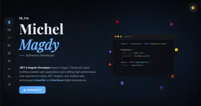 Personal Portfolio Website | HTML, CSS, JavaScript