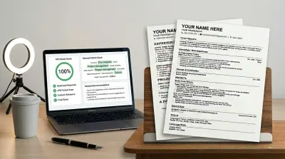 عمل سيرة ذاتية CV احترافي متوافق مع نظام ATS