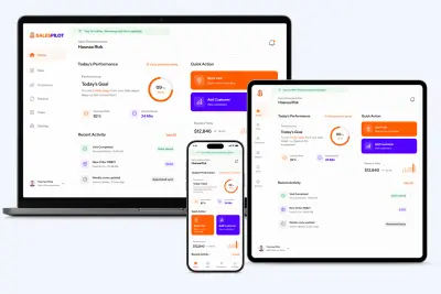 تصميم UX/UI لتطبيق إدارة مندوبي المبيعات الميداني (Sales Rep Management System)