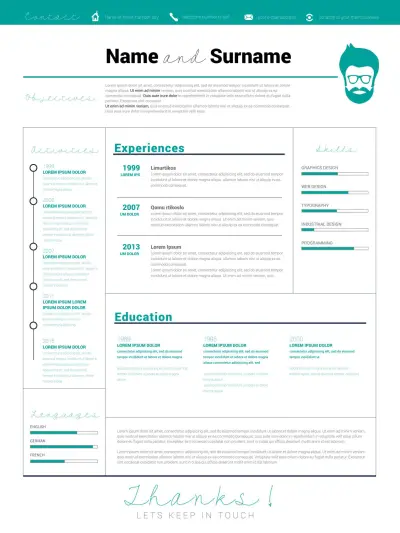 تصميم سيرة ذاتية احترافية لمطور برمجيات (Software Developer)