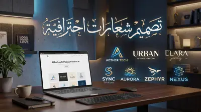تصميم لوجوهات وهويات بصريه إحترافيه
