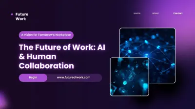 (Digital Transformation: Strategies for AI & Workforce Integration)  تصميم عرض تقديمي (Presentation)