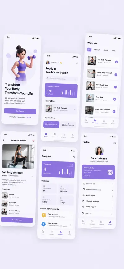 Mobile App UI/UX Design