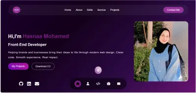 Personal Portfolio Website| موقع شخصى
