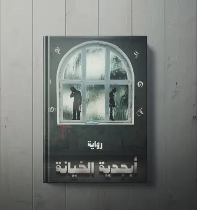 تصميم غلاف لرواية بعنوان " أبجدية الخيانة "