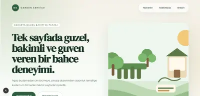 موقع خدمات حدائق احترافي — Garden Service