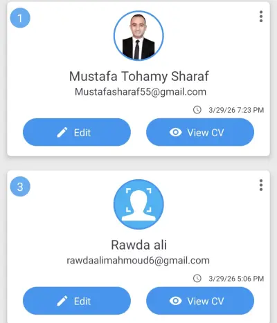 متخصص في عمل ال CV بشكل احترافي