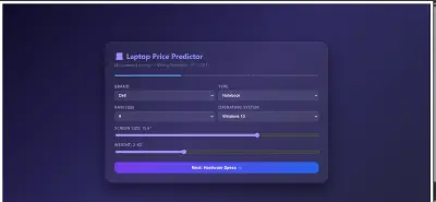 Laptop Price Prediction API — ML Web App