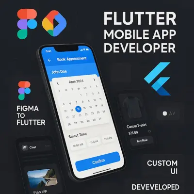 تصميم واجهات Flutter من Figma