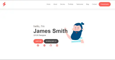 تصميم وبرمجة موقع معرض أعمال (Portfolio) احترافي ومتجاوب