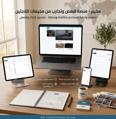 منصة "مخيم" الرقمية – نظام متكامل لنشر قصص اللائجين وإدارة المحتوى الإخباري