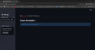 مساعد ذكي للملفات PDF باستخدام AI + RAG (Chat & Quiz Generator باستخدام Python و LLMs)
